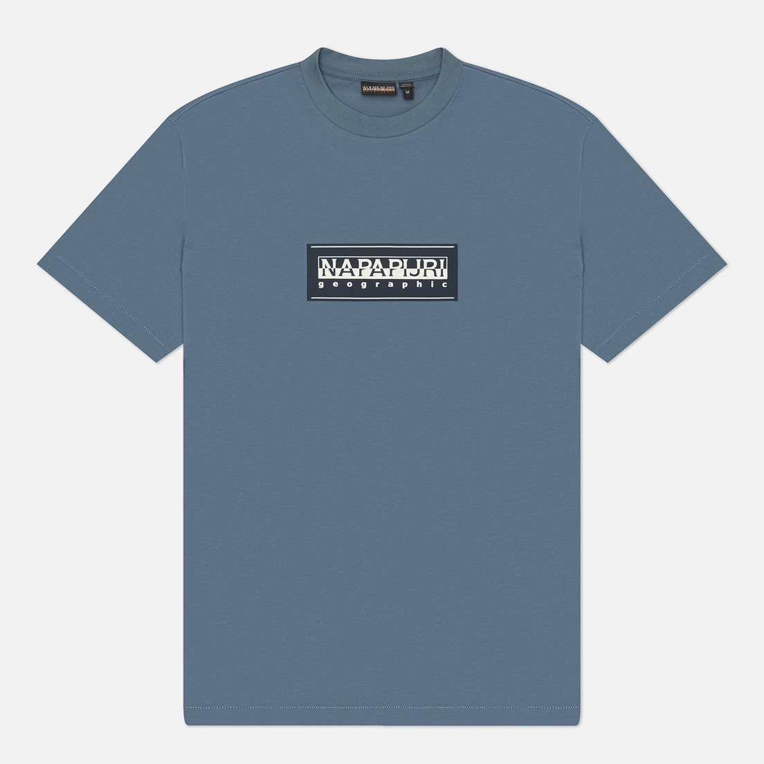 Napapijri Мужская футболка Box Logo Crew Neck