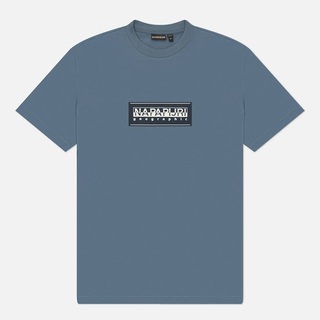 Napapijri Мужская футболка Box Logo Crew Neck
