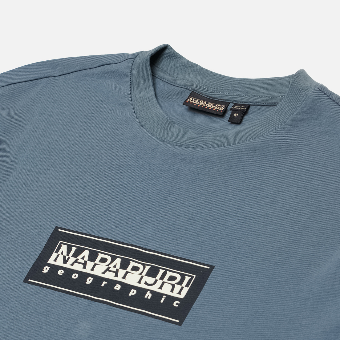 Napapijri Мужская футболка Box Logo Crew Neck