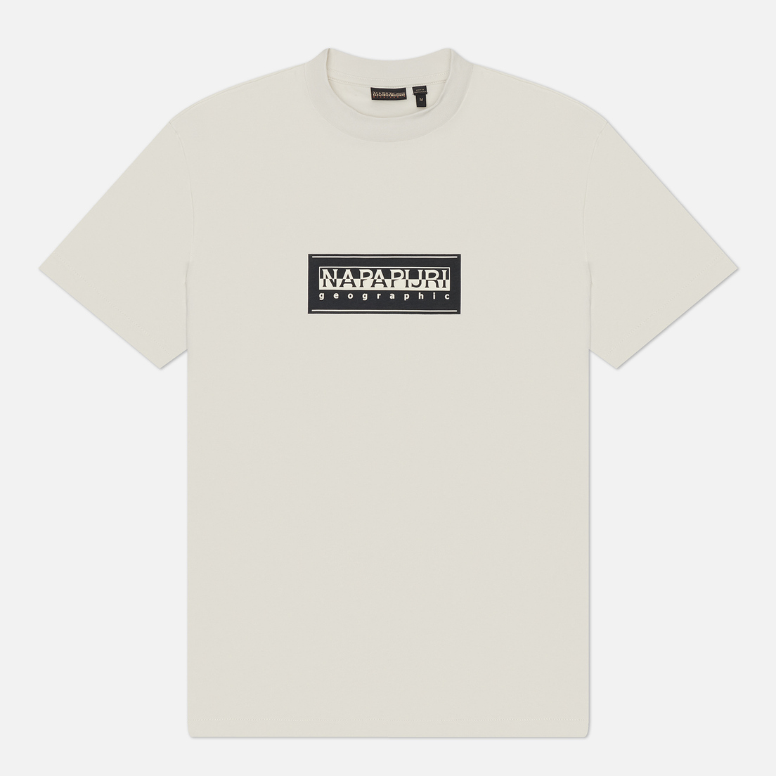 Napapijri Мужская футболка Box Logo Crew Neck