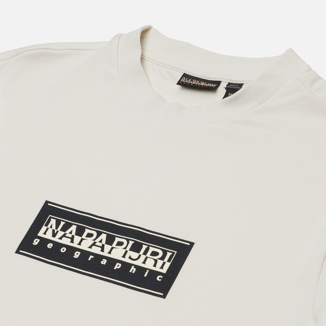 Napapijri Мужская футболка Box Logo Crew Neck