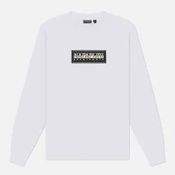 Napapijri Мужской лонгслив Box Logo Crew Neck