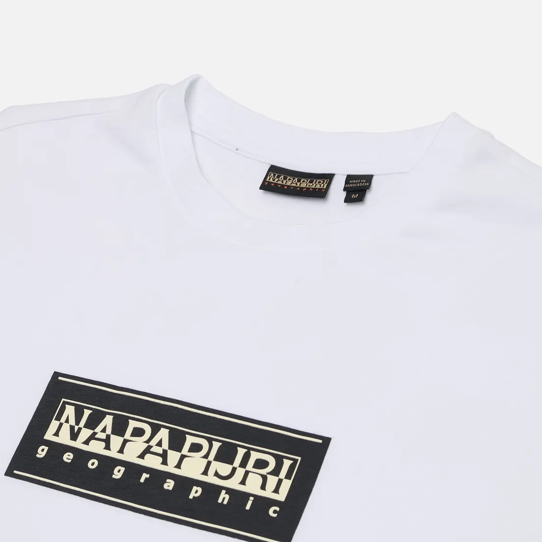 Napapijri Мужской лонгслив Box Logo Crew Neck