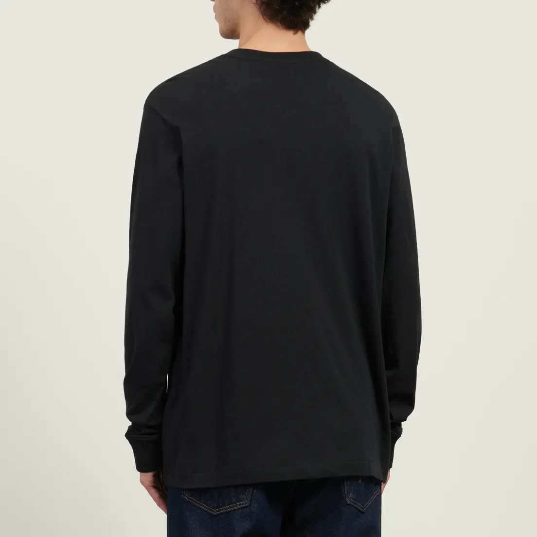 Napapijri Мужской лонгслив Box Logo Crew Neck