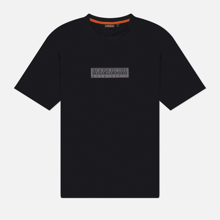 Мужская футболка Napapijri S-Box Logo, цвет чёрный, размер XL
