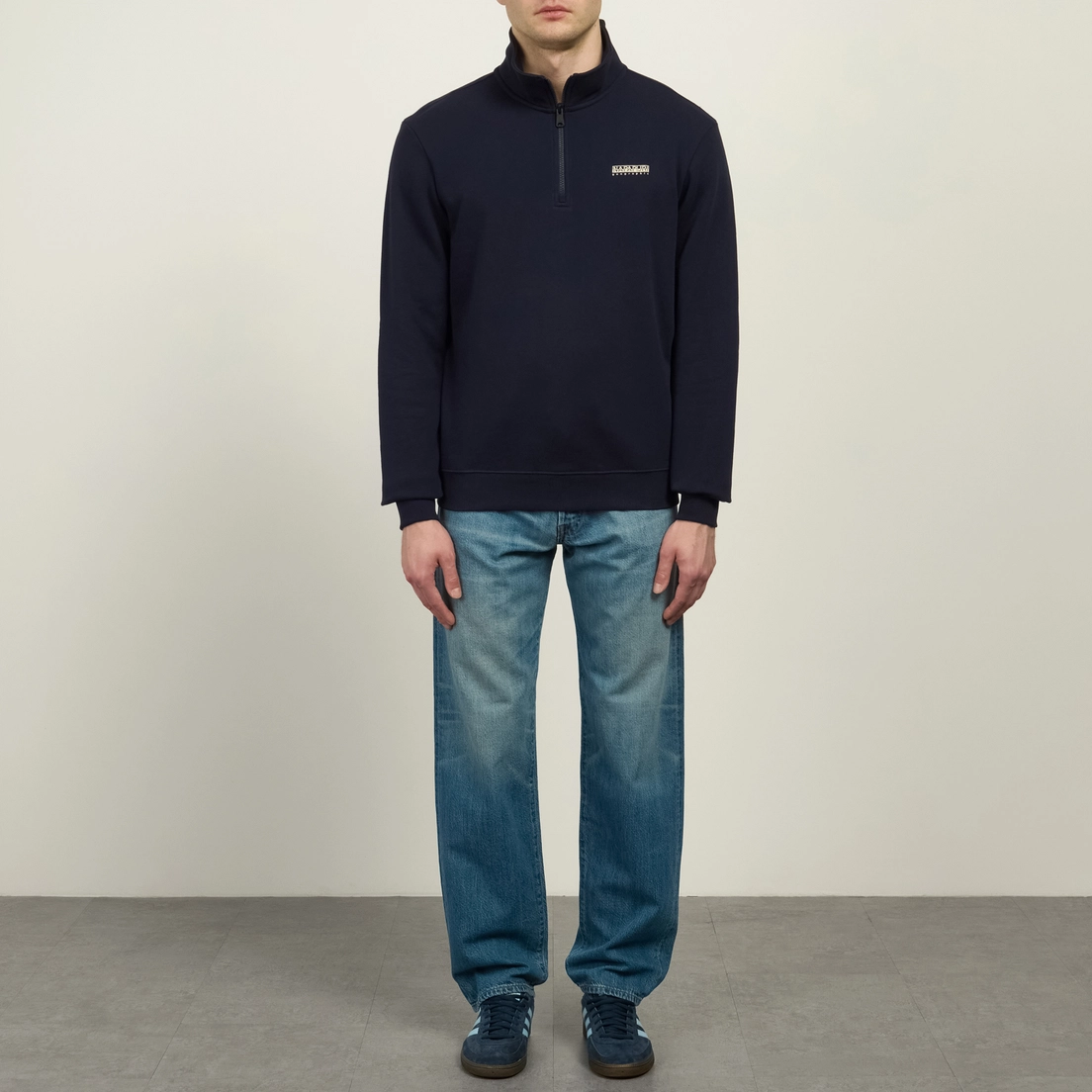 Napapijri Мужская толстовка Small Box Half-Zip