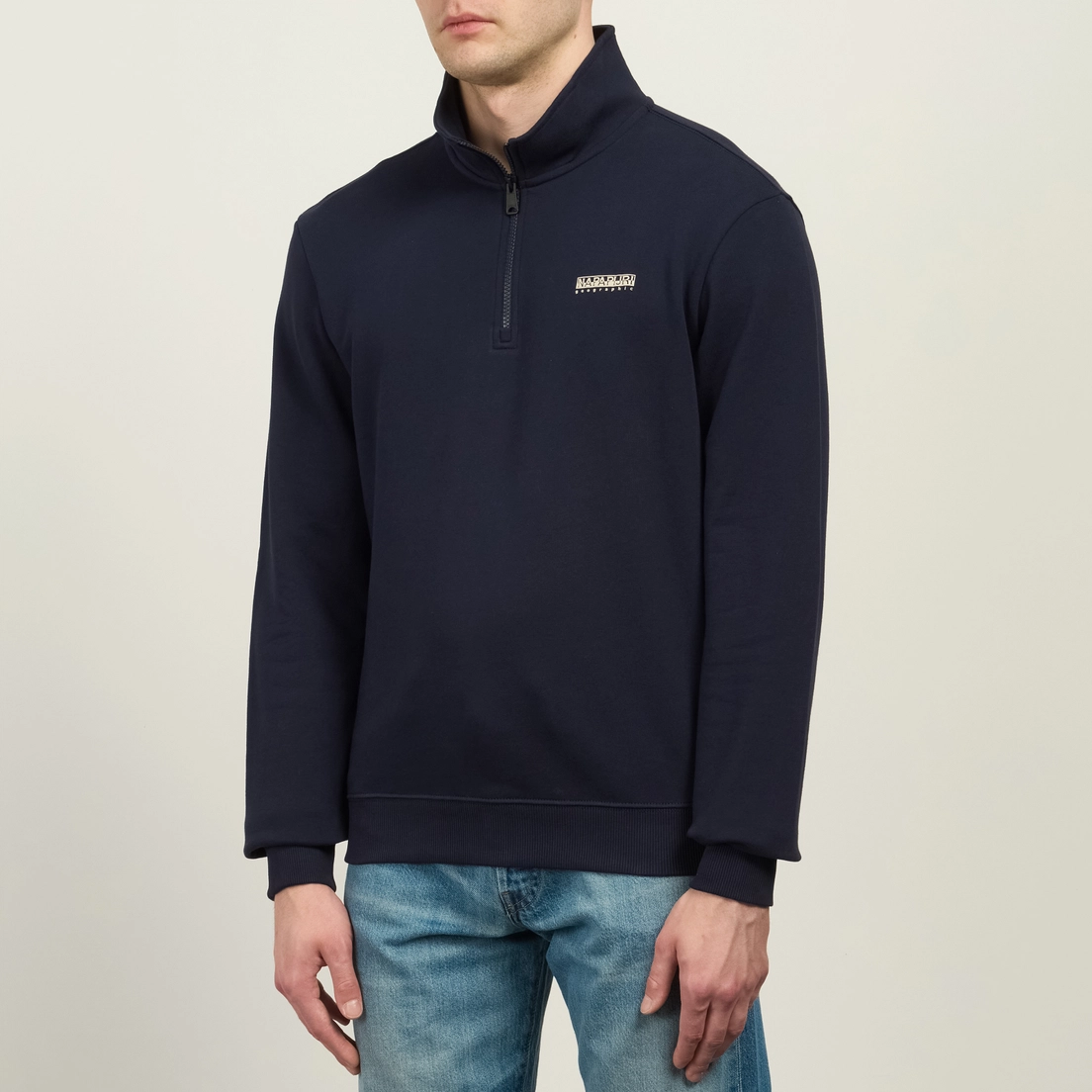 Napapijri Мужская толстовка Small Box Half-Zip