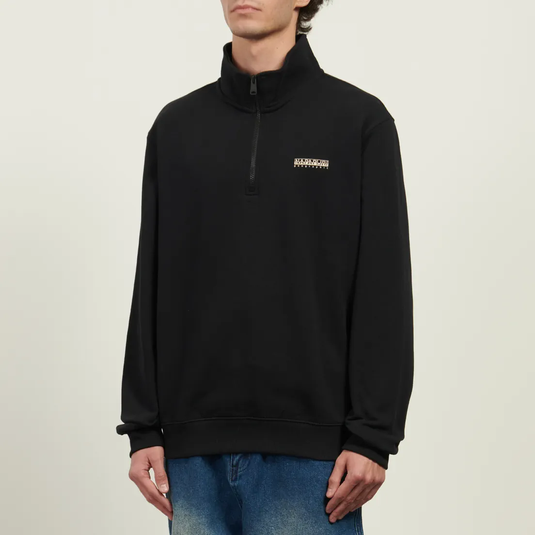 Napapijri Мужская толстовка Small Box Half-Zip