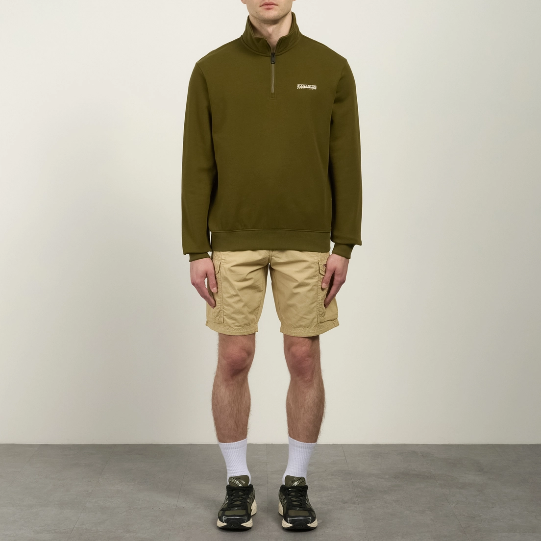 Napapijri Мужская толстовка Small Box Half-Zip