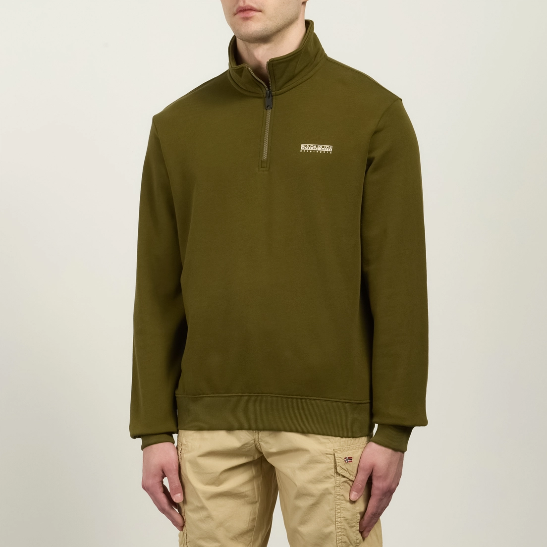 Napapijri Мужская толстовка Small Box Half-Zip