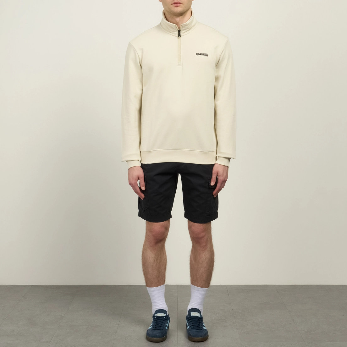 Napapijri Мужская толстовка Small Box Half-Zip