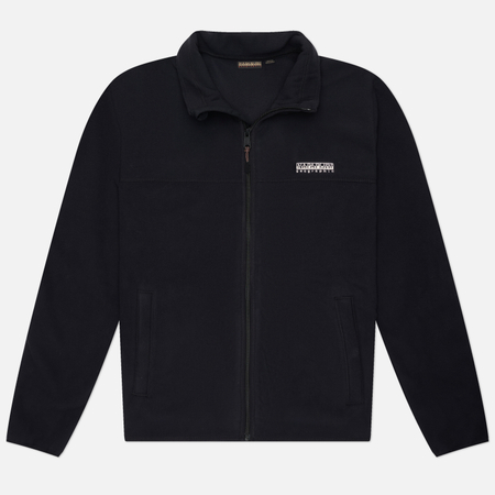 Мужская флисовая куртка Napapijri T-Dergana Full-Zip, цвет чёрный, размер XXL