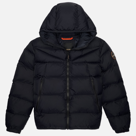 Мужской пуховик Napapijri Molveno Hooded, цвет синий, размер L