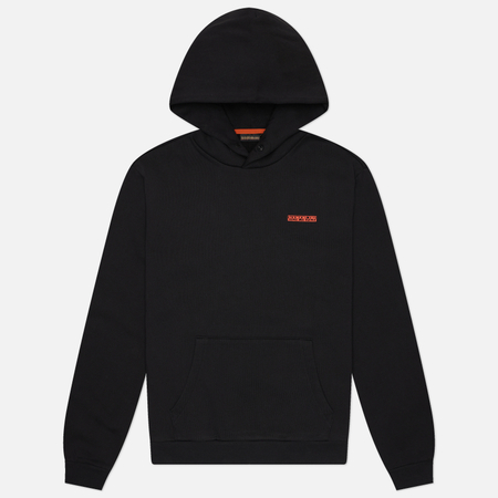Мужская толстовка Napapijri B-Sweat Hoodie, цвет чёрный, размер XXL