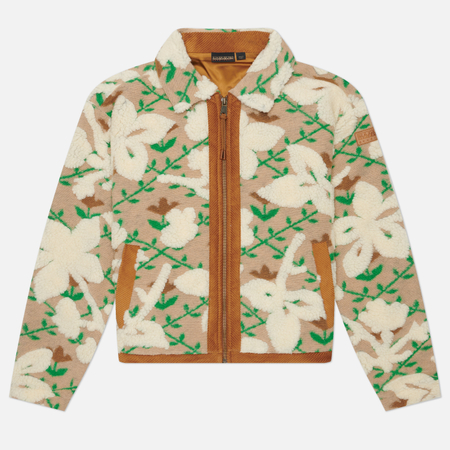 Женская флисовая куртка Napapijri T-Bloom Full-Zip, цвет бежевый, размер XS