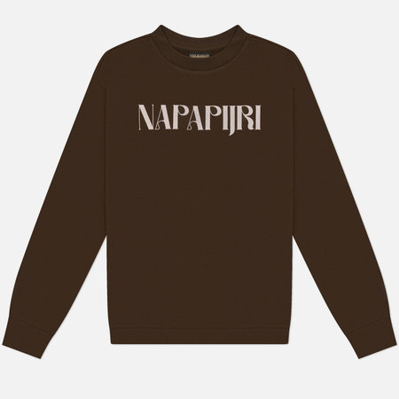 Женская толстовка Napapijri Bliss, цвет коричневый, размер M