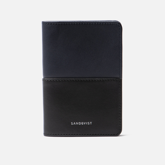 Обложка для паспорта Sandqvist Malte Navy/Black