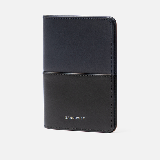 Обложка для паспорта Sandqvist Malte Navy/Black