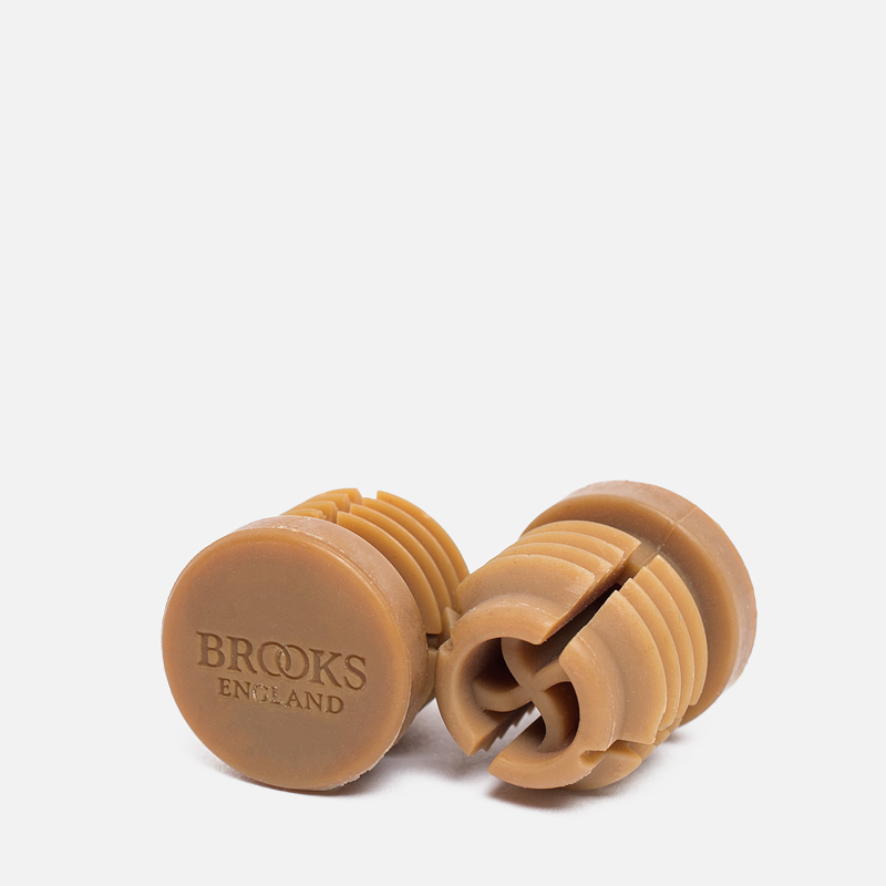 Brooks England Обмотка на руль для велосипеда Perforated Leather With Cork Plugs