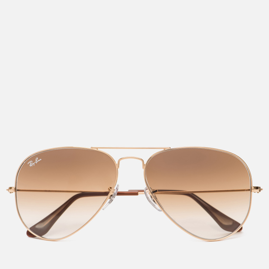 Солнцезащитные очки Ray-Ban Aviator Gradient Polished Gold/Light Brown Gradient