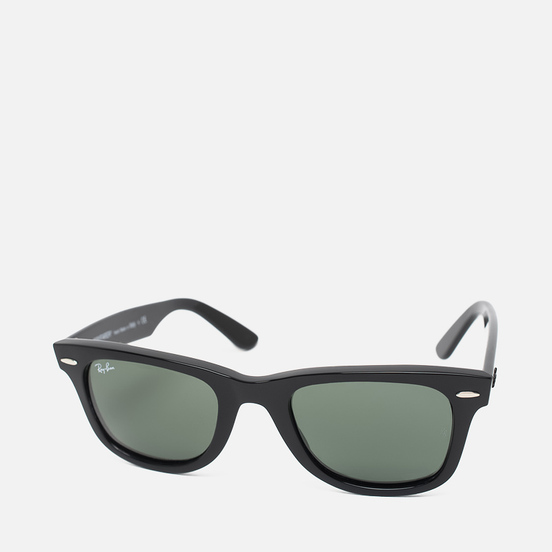 Солнцезащитные очки Ray-Ban Original Wayfarer Classic Polished Black/Black/Polarized Green Classic G-15