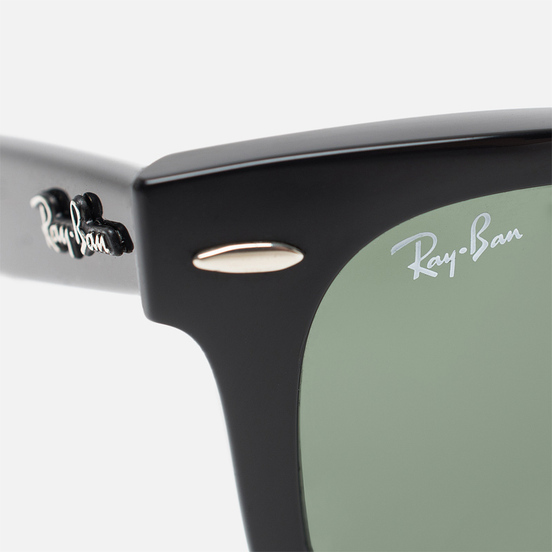 Солнцезащитные очки Ray-Ban Original Wayfarer Classic Polished Black/Black/Polarized Green Classic G-15