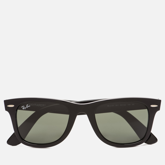 Солнцезащитные очки Ray-Ban Original Wayfarer Classic Polished Black/Black/Polarized Green Classic G-15