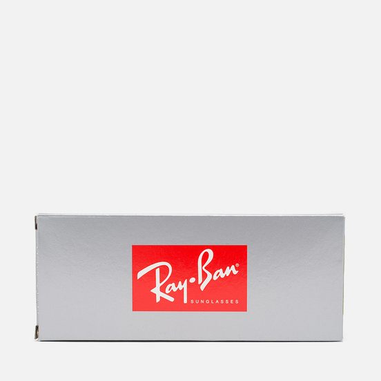 Солнцезащитные очки Ray-Ban Oval Flat Lenses Polished Gold/Green Classic G-15