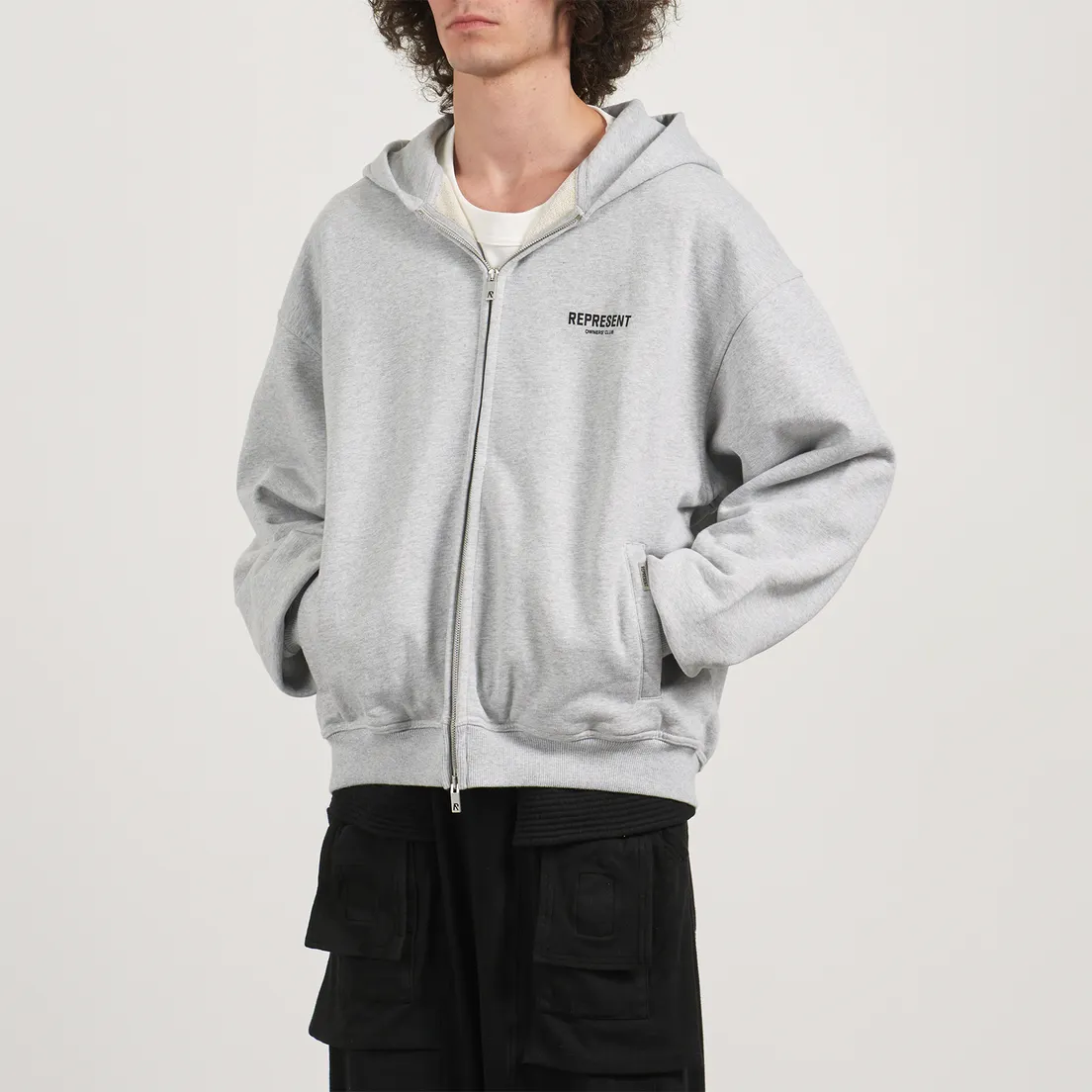 REPRESENT Мужская толстовка Represent Owners Club Zip Oversized Hoodie