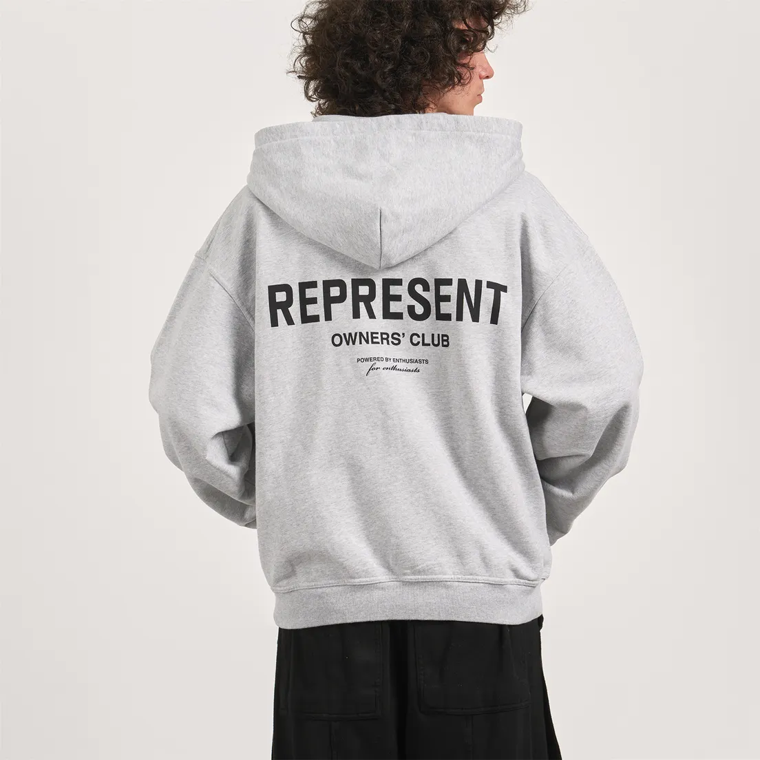 REPRESENT Мужская толстовка Represent Owners Club Zip Oversized Hoodie