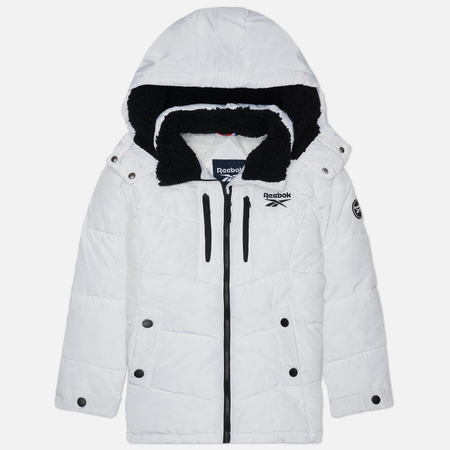 Женский пуховик Reebok Puffer, цвет белый, размер S