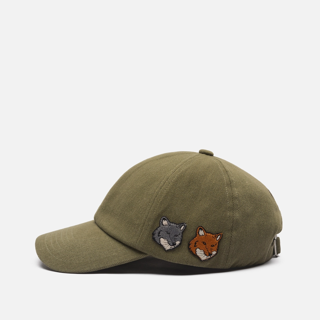 Maison Kitsune Кепка Double Fox Head Faded