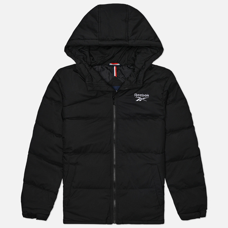   Brandshop Мужской пуховик Reebok Vector Back Stretch Puffer, цвет чёрный, размер M