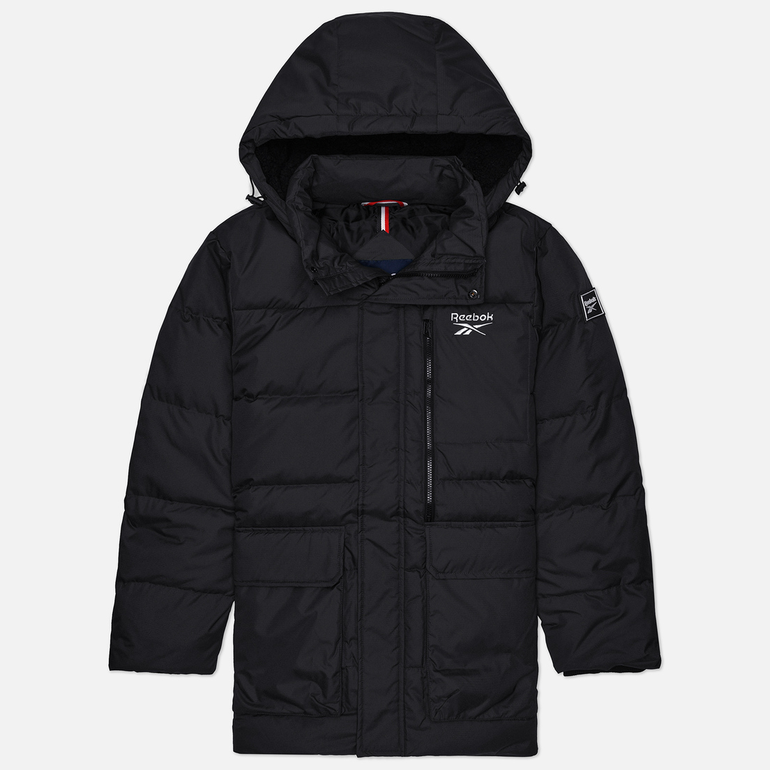 Reebok Мужская куртка парка Down Puffer Hooded