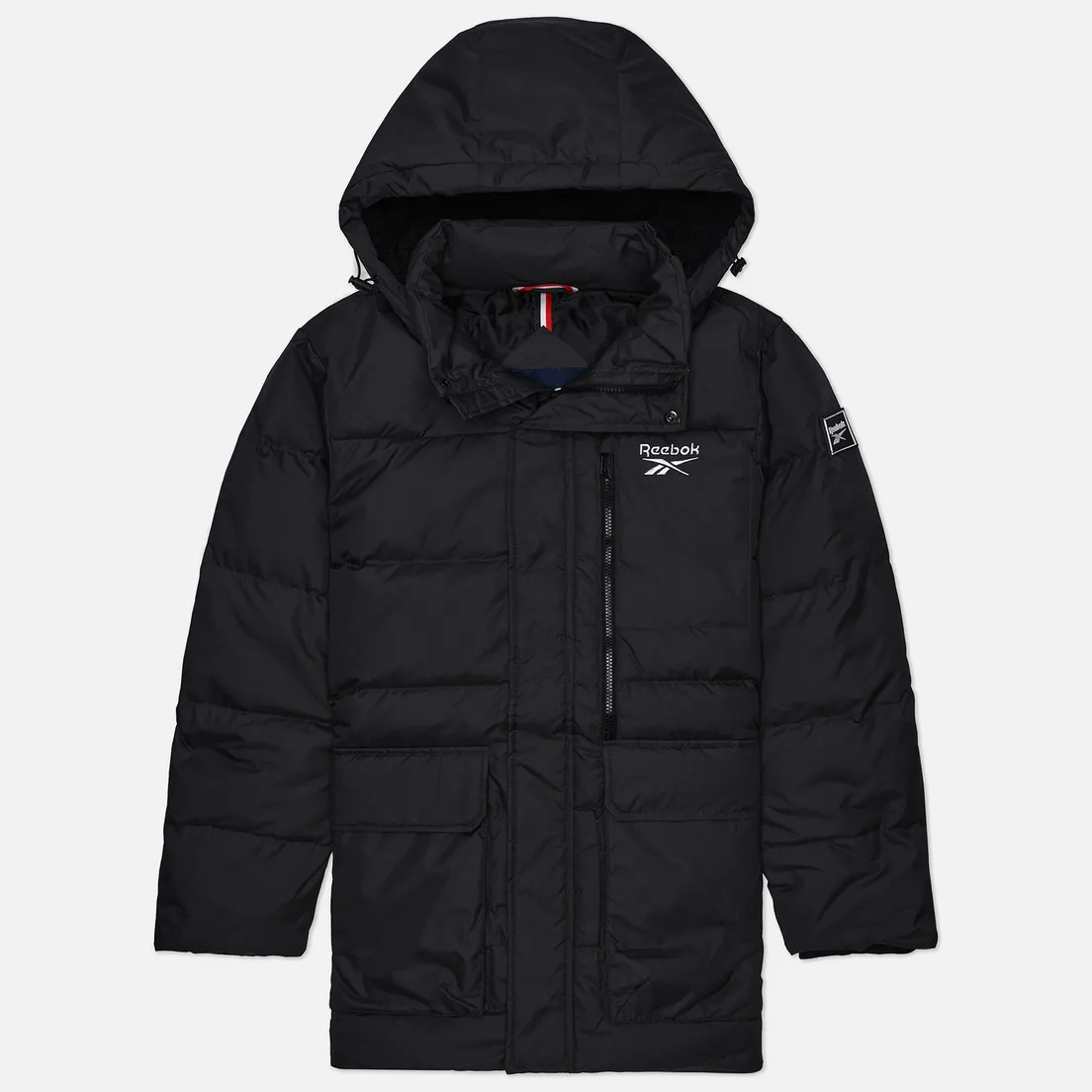 Reebok Мужская куртка парка Down Puffer Hooded
