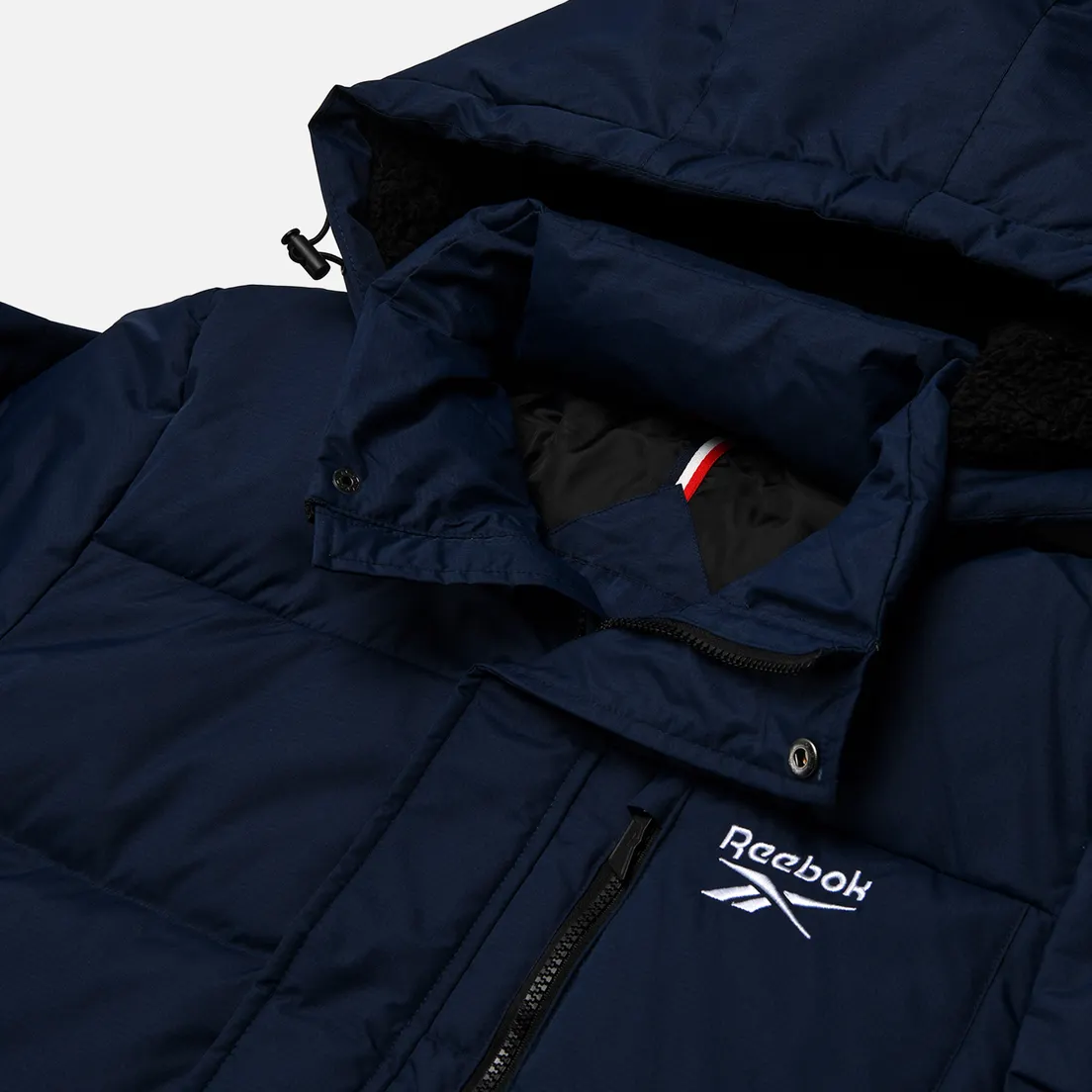 Reebok Мужская куртка парка Down Puffer Hooded