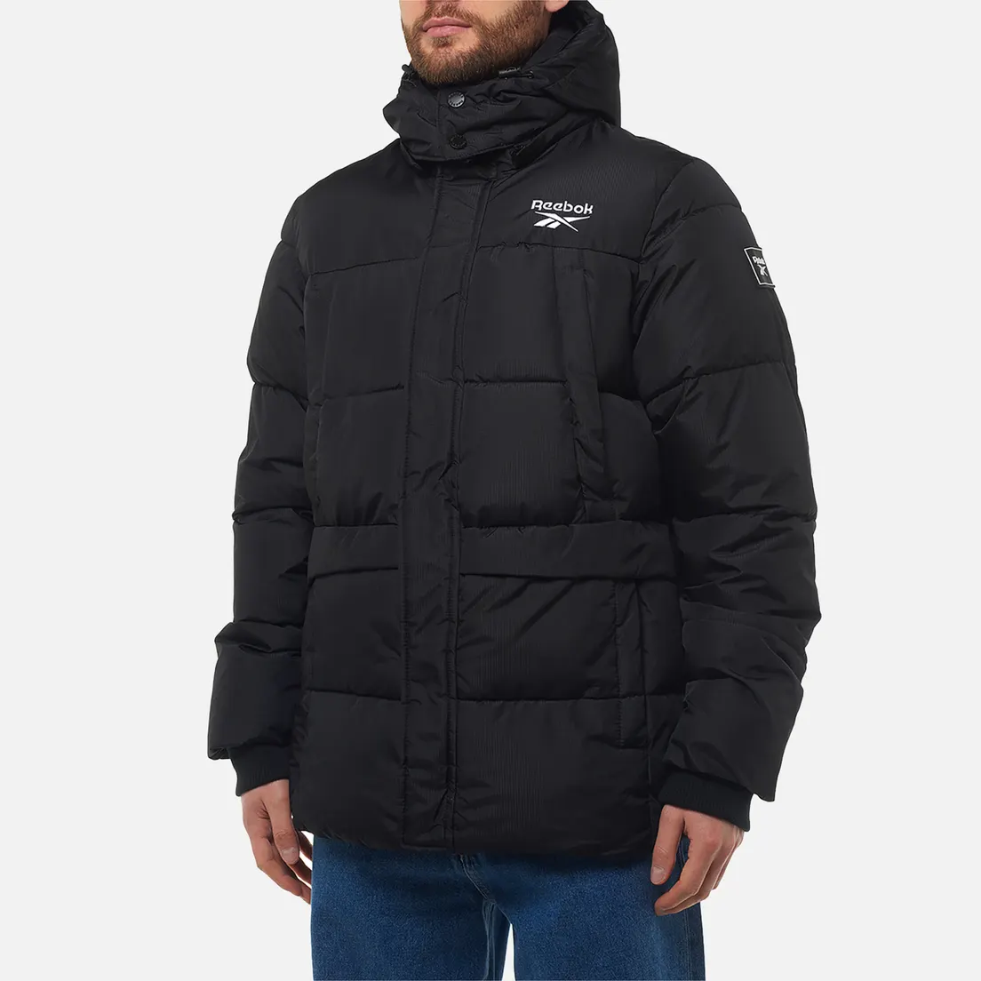 Reebok Мужская куртка парка Puffer