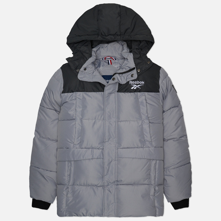   Brandshop Мужская куртка парка Reebok Puffer, цвет серый, размер L