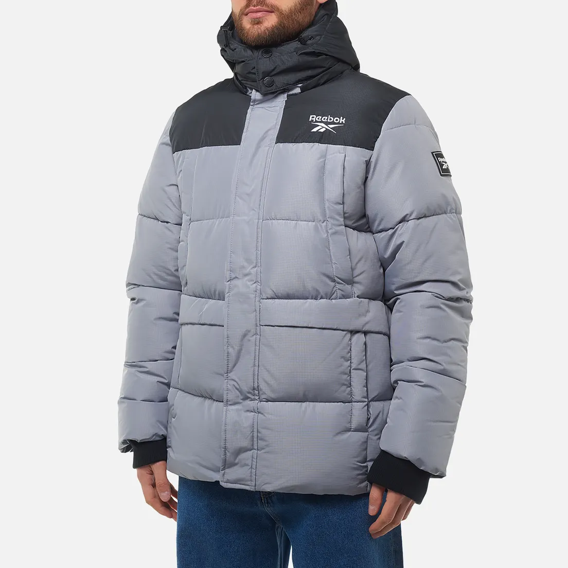 Reebok Мужская куртка парка Puffer