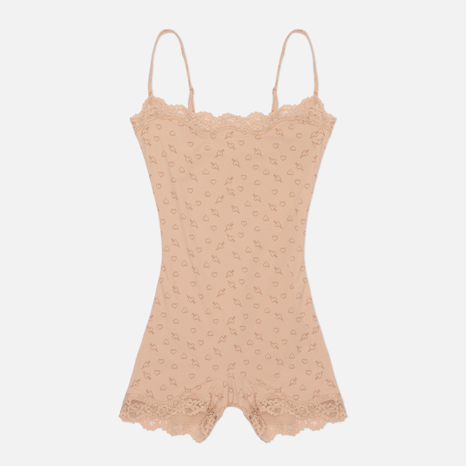 Женский комбинезон SKIMS Fits Everybody Lace Triangle Onesie