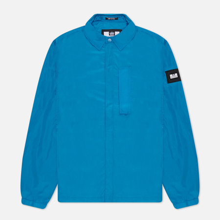фото Мужская рубашка weekend offender porter pocket overshit, цвет голубой, размер s