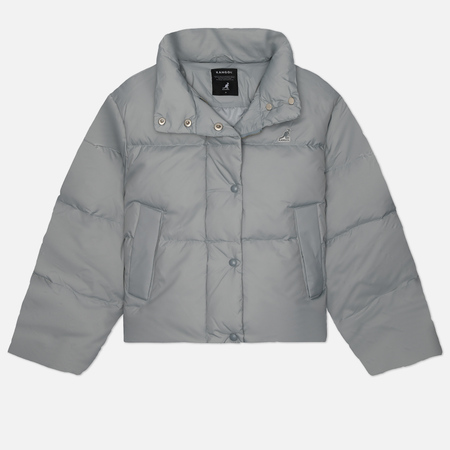   Brandshop Женский пуховик Kangol Earth Down, цвет серый, размер M