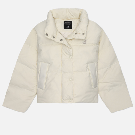   Brandshop Женский пуховик Kangol Earth Down, цвет бежевый, размер S