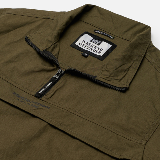 Мужская куртка анорак Weekend Offender Modafferi Dark Khaki