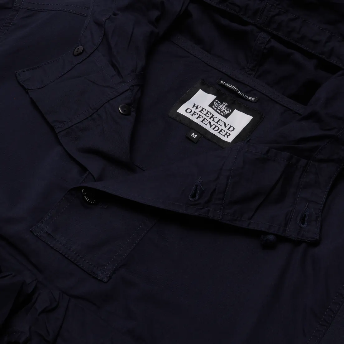 Weekend Offender Мужская куртка анорак Silver Puffs DR