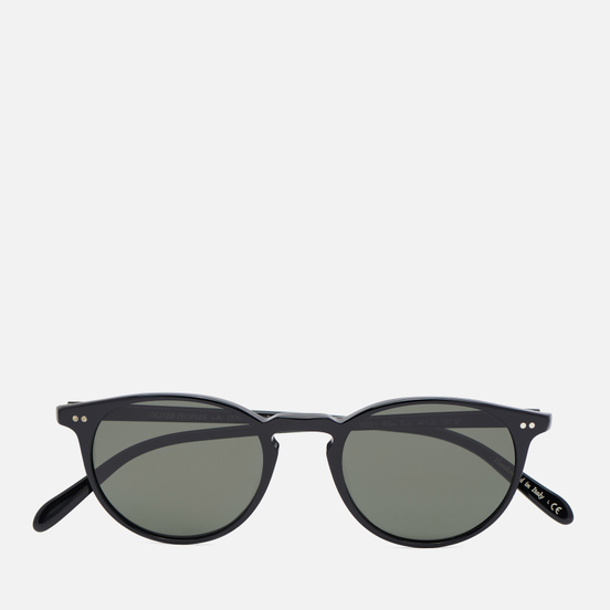 Солнцезащитные очки Oliver Peoples Riley Sun Polarized Black/G-15 Polar