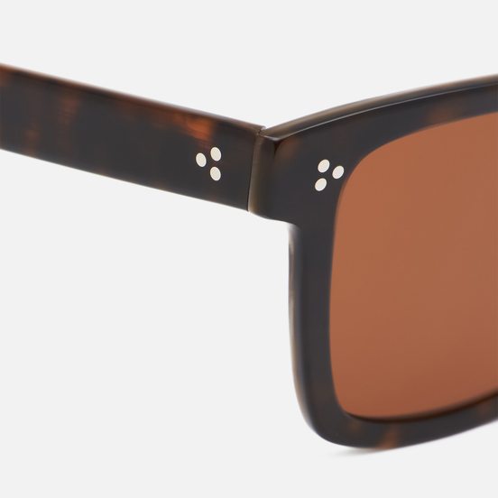 Солнцезащитные очки Oliver Peoples Casian Horn/Brown