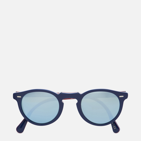 Солнцезащитные очки Oliver Peoples Gregory Peck 1962, цвет синий, размер 47mm