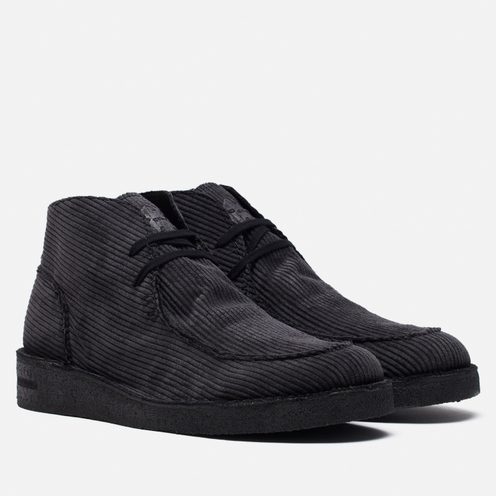 Clarks wallabee craft black best sale