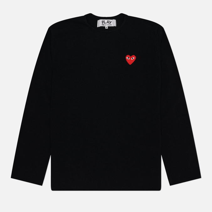 Мужской свитер Comme des Garcons Play Red Emblem Crew Neck